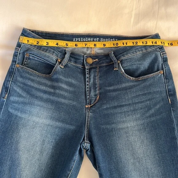 EUC • Articles of Society Carly Crop Skinny Jeans in Del Mar • Women’s 28 👖 - Picture 8 of 14